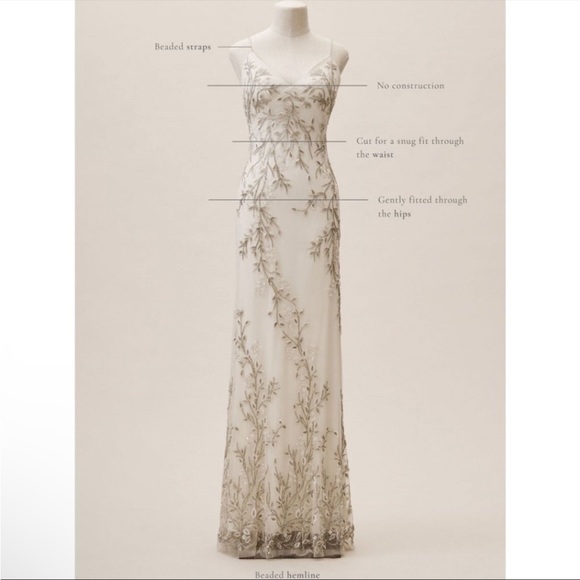 NWT Watters Kilton Essen Beaded Wedding Gown 6 - Picture 8 of 11